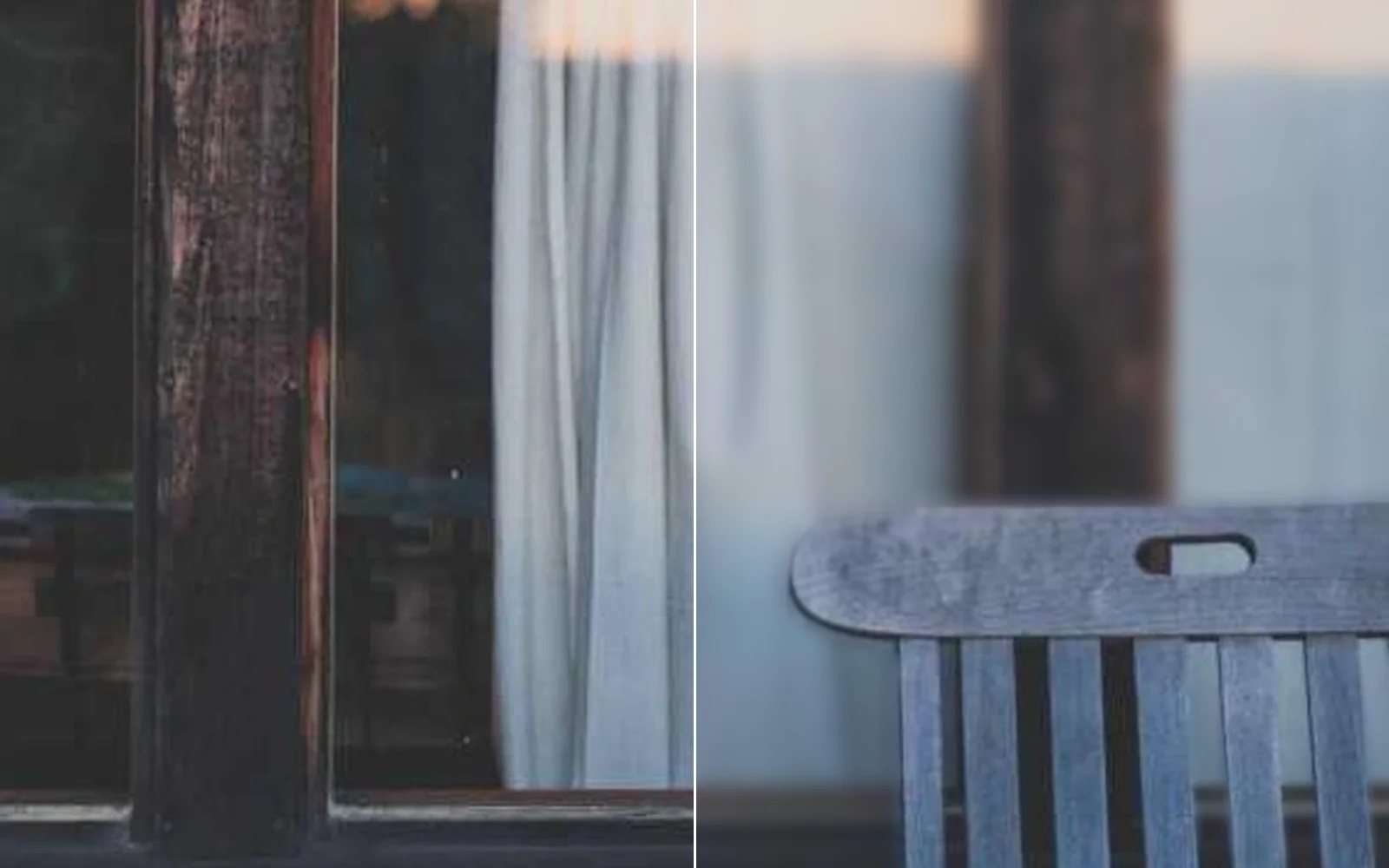the window thrown soft behind a chair, depth worked out from the photo