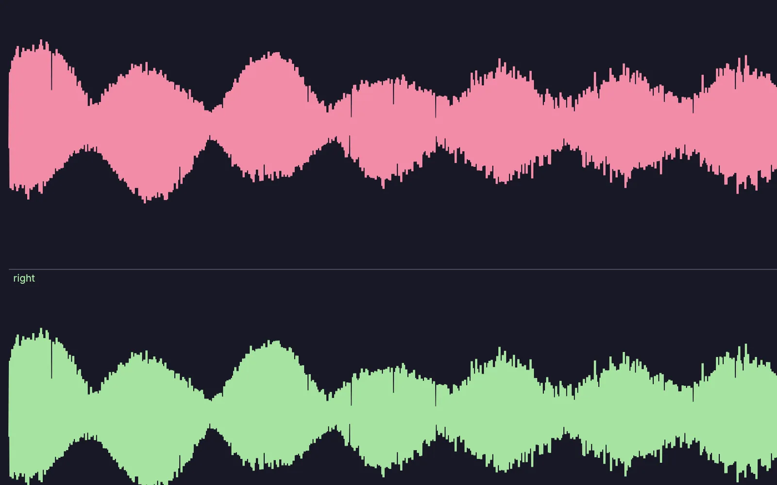 eight even seconds of room tone, ready to loop