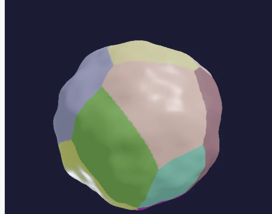 a textured planet