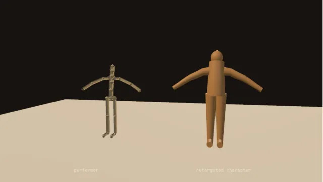 a webcam performance on a built character