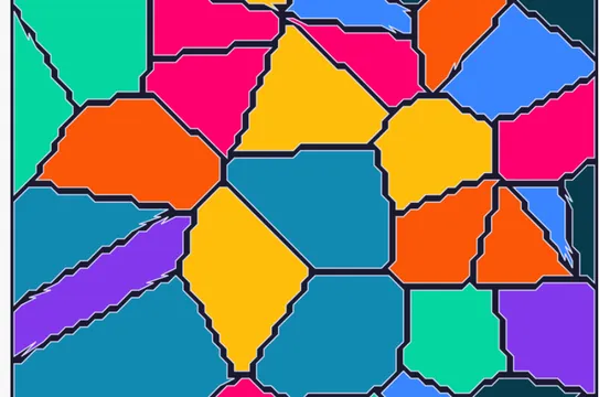stained glass from cells