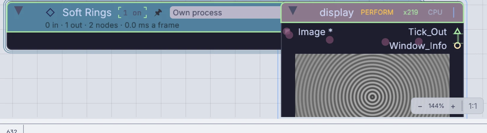 a 4K float component running in its own process